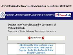 Animal Husbandry Department Maharashtra Recruitment 2023: Apply Soon