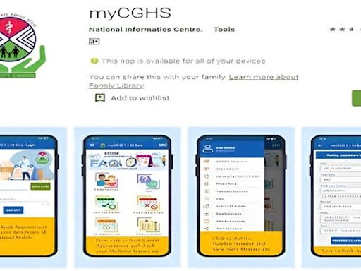  The Ministry of Health and Family Welfare recently launched the myCGHS app for iOS devices