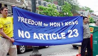 Hong Kong’s government has declared a public consultation period on Article 23