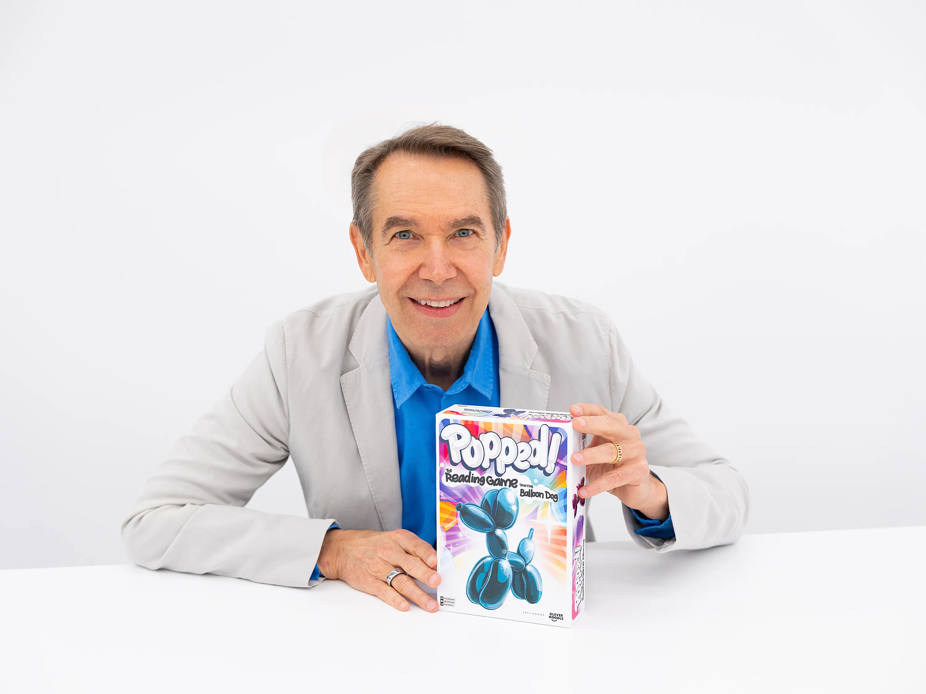 Clever Noodle and  Artist Jeff Koons Release Phonics-Based Children’s Game “Popped!”.